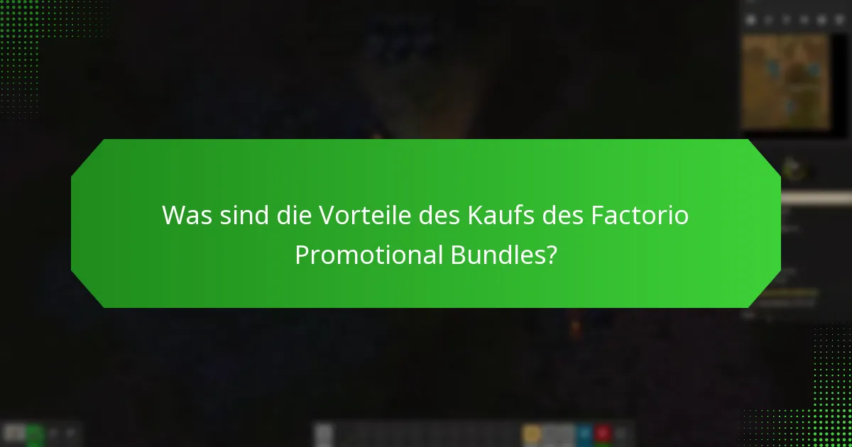 Wie funktionieren Cross-Promotions innerhalb des Factorio Promotional Bundles?