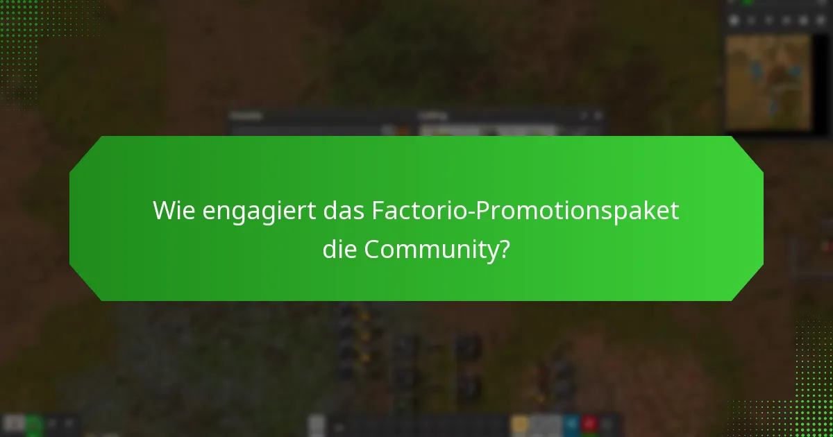 Wie wird das Feedback der Community in das Promotionspaket integriert?